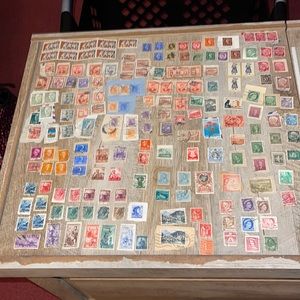 Huge lot Vintage Foreign Postage Stamps